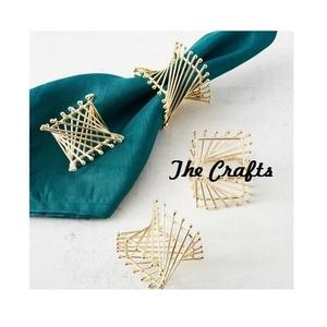 Servilletero de diseño admirable, servilletero de vajilla de Color dorado para el hogar, restaurante y boda, servilletero de uso - Product Image 6