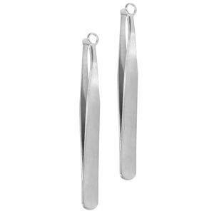 Pinzas universales para recortar el vello de la nariz, cortapelos de acero alemán con punta redonda, pinzas para hombres y mujeres - Product Image 1