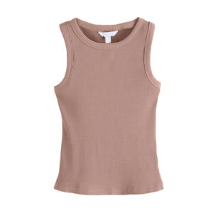 Style décontracté personnalisé Gym Stringer entraînement côtelé débardeurs respirant coupe ajustée Street Wear dames débardeurs - Product Image 1