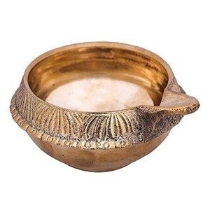 Luxurious <b>Brass</b> Diya <b>Oil</b> <b>Lamp</b> Tea Light Holder Home and Office Interior Decoration Diwali Decor Housewarming Wedding Gift 2023 - Product Image 1