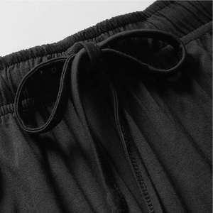 Ensemble T-shirt et short en coton tricoté 100 % respirant pour l'été – Matière légère, coupe confortable, idéal pour les voyages et l'usage quotidien - Product Image 4