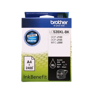 LC539XL BK ตลับหมึกสีดำคุณภาพสูงทดแทนที่ใช้ร่วมกันได้สำหรับเครื่องพิมพ์อิงค์เจ็ทชาร์ป เท็กซ์การพิมพ์ที่ทนต่อรอยเปื้อน - Product Image 1
