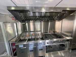 MEILLEURE OFFRE Camion de cuisine mobile d'occasion pour restaurants, entièrement équipé, remorque de restauration rapide avec propulsion électrique - Product Image 3