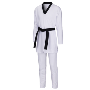 Uniforme de Taekwondo para Artes Marciales, Nuevo Conjunto de Uniforme de Competición, Transpirable, de Poliéster/Algodón - Product Image 1