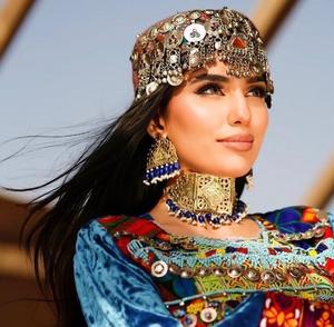 Hot Selling Fashionable Afghani Cultural Kuchi <b>Women</b> <b>Hats</b> Caps Headwear Steel tassels Afghan Chitrali Balochi Traditional Caps - Product Image 3