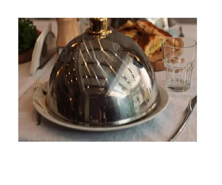 Dining Style food dome New Dome Plate Dinner Plate Dessert table decoration snack display rack cake rack with cover