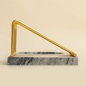 Plateau de service polyvalent en marbre gris de vente chaude - Product Image 1