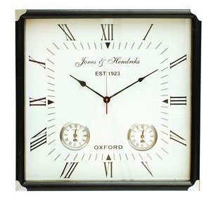 Reloj de pared hecho a mano de forma cuadrada náutica exclusiva, fabricante profesional de fundición de Metal de aluminio personalizado, exportadores - Product Image 1