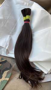 Cabello Humano 100% al por Mayor, Sin Procesar, Natural, Remy, Cutícula Alineada, Cabello Humano Indio en Trama, Onda Suave/Onda Profunda - Product Image 5