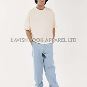 Nouveau T-shirt à manches longues pour homme en coton 100% coupe classique confortable doux de haute qualité unisexe personnalisé respirant à l'avant - Product Image 4