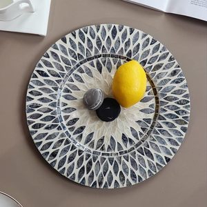 Cargador de placa Capiz, Mantel Individual MOP de alta calidad, accesorios de tablescape, manteles individuales de nácar - Product Image 6