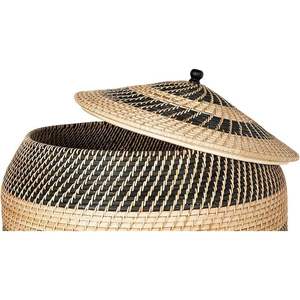 Cesta de almacenamiento de ratán negro Natural Kouboo, cesta tejida versátil para cocina, baño, armario, sala de estar para boda - Product Image 2