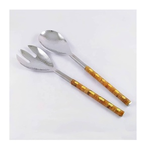 Cuillères en laiton faites à la main et couteau à brouillard Articles de haute finition écologiques pour la maison Hôtel Restaurant Vente en gros pour les cadeaux - Product Image 3