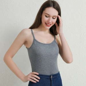 Hauts noirs été sans manches femmes débardeur avec haut en dentelle rouge à l'intérieur porter dentelle Camisoles sous-vêtements amples femmes vêtements gilet - Product Image 2