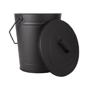 Handmade Vintage Galvanized <b>Coal</b> Storage Bucket Silver Color <b>Coal</b> <b>Scuttle</b> with Handle Elegant and Durable Storage Container - Product Image 3