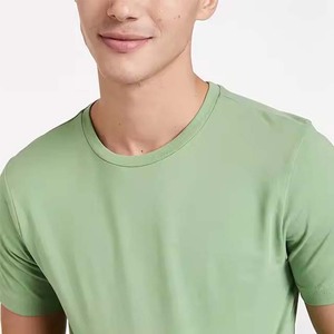 High Quality <b>100</b>% Cotton T-<b>Shirts</b> Custom Unisex Screen Print Blanks for Men Bulk Plain Knitted T-<b>Shirt</b> - Product Image 3