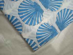 Jaipuri Hand Block Printed <b>Fabric</b>, Cotton Natural Color Hand Made Garment <b>Fabric</b> Damask Print SSTHPVCC07 - Product Image 2