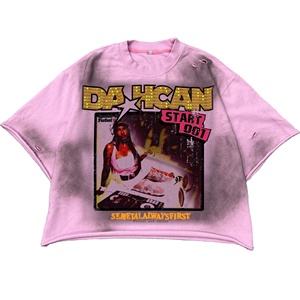 Camiseta de Moda Urbana Personalizada de 350 GSM con Estampado DTF, Camiseta de Alta Calidad para Hombre, Estampado DTF para Moda de Invierno - Product Image 1
