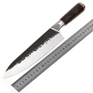 Vente en gros de couteaux de cuisine de chef professionnels Damas personnalisés lame en acier à haute teneur en carbone Service OEM ODM de haute qualité - Product Image 3