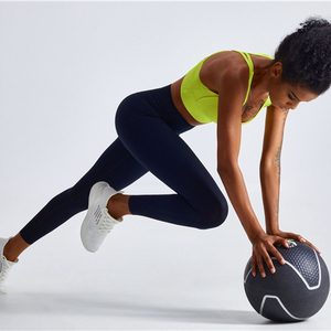 Vente en gros de leggings de yoga tricotés antibactériens respirants pour femmes logo de taille taille taille couleur personnalisable pour salle de sport fitness - Product Image 2