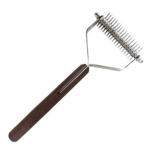 Stainless Steel &lt;b&gt;Veterinary&lt;/b&gt; &lt;b&gt;Instrument&lt;/b&gt; Smooth Teeth Needle Pet Comb Dogs Cats &lt;b&gt;Other&lt;/b&gt; Pets Removes Tangles Knots Excellent Brushing - Product Image 1