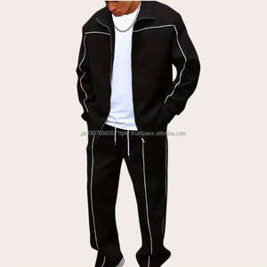 Ropa Deportiva de Nylon Personalizada Fabricada por el Fabricante, Conjunto Deportivo de 2 Piezas con Cierre y Transpirable para Hombre - Product Image 4