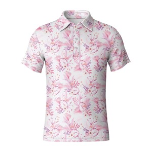 Polo de Golf Personalizado para Hombre, Ligero, de Secado Rápido, Manga Corta, Diseño Floral, Ropa Deportiva para Entrenamiento, Torneos y Juego Diario - Product Image 4