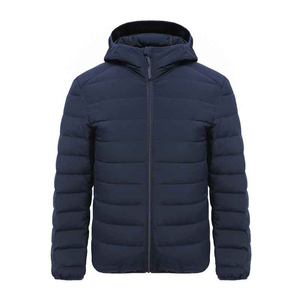 2026 hommes nouveau Style personnalisé léger matelassé doudoune surdimensionné capuche col montant chauffé hiver porter avant en gros - Product Image 1