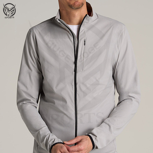 Prix de gros veste softshell unie coupe-vent imperméable et respirante, veste soft shell, veste softshell pour hommes 2025. - Product Image 4