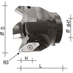 Portaherramientas de Fresado Indexable de Acero para CNC para Fresa - 9846b Estándares 4 BT y NT - Product Image 1