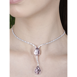 Radiant Allure Gold Plated Stainless Steel <b>Statement</b> <b>Necklace</b> Set Bold Fine Jewelry for Parties and Bridal Occasions - Product Image 5