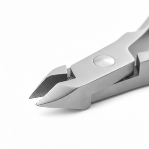 Pince à cuticules professionnelle en acier inoxydable avec ressort |   Coupe-ongles pour manucure et pédicure à mâchoire pointue - Product Image 2