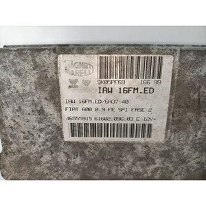 CENTRALE DE COMMANDE MOTEUR FIAT Seicento /600 IAW16FM.ED/46555915 1170A1046 essence 899 (05>10) - Product Image 2
