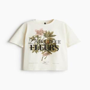 Camiseta de Cuello Redondo para Niñas Smart Look 100% Algodón Disponible en Diferentes Métodos y Materiales de Impresión Seleccionada a Mano en Oferta - Product Image 1