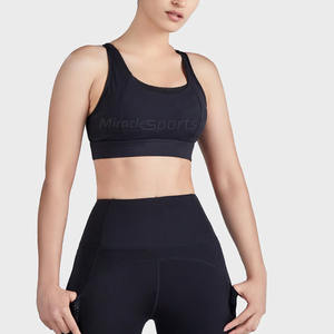 Top Trending Sujetador deportivo para mujer de color personalizado Último diseño Sujetador deportivo para mujer de alta calidad - Product Image 3