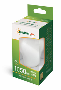 Lámpara LED estándar de cristal mate 8,5W 2700K 950Lm (Spectrum WOJ+14597) - Product Image 2