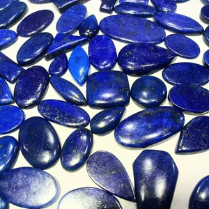 100% alta calidad pulido lapislázuli cabujón piedras preciosas sueltas fabricación de joyas cristal curativo precio al por mayor lote - Product Image 2