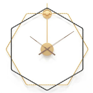 Elegant Minimalist Design <b>Wall</b> <b>Clock</b> with Unique Quartz Design Outdoor Living Room Needle Display with Alarm Function - Product Image 2