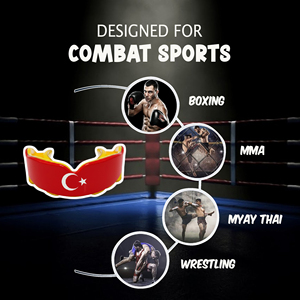 Protector Bucal de Boxeo Ajustable con Impresión de Logotipo Personalizado, el Mejor Proveedor, Impresión de Logotipo Personalizada, Alta Calidad, para Adultos - Product Image 3