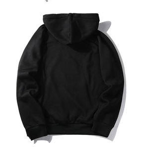 Custom Winter Warm Fleece 100% Cotton Mens Pullover Hoodies Solid Color <b>Hip</b> Hop Streetwear Sweatshirts - Product Image 6