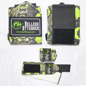 Elástico 18 pulgadas par levantamiento de pesas muñequeras personalizadas accesorios de fitness personalizados ajuste cruzado - Product Image 5