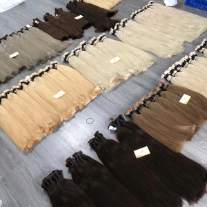 Minh Khang Hair Vietnam ofrece el mejor precio a granel 100% Extensiones de cabello humano virgen Remy ruso Materia prima de alta calidad Vietnam - Product Image 1