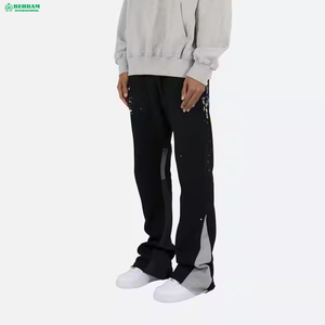 Custom Men's Baggy Sweatpants Heavyweight Vintage Sun-faded Streetwear <b>Loose</b> <b>Fitting</b> Wide Leg Mid-Waist Comfortable Casual - Product Image 5