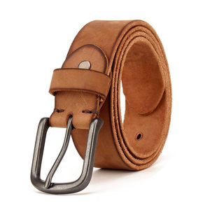 Meilleures ventes Ceinture en cuir de vache solide décontractée pour hommes avec boucle serpent respirante et disponible OEM Offre Spéciale au Pakistan - Product Image 4