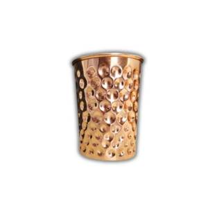 Meilleure vente Gobelet en verre au look magnifique en cuivre pur pour l'eau Gobelet décoré Grand personnalisé pour les articles à boire - Product Image 3