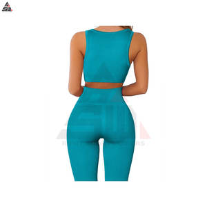 Conjunto de Yoga para Mujer de Talla Grande, Diseño Nuevo, Alta Calidad, 2 Piezas, Transpirable, de Secado Rápido, Ligero, Ropa Deportiva para Gimnasio - Product Image 6