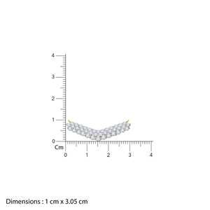 สร้อยคอเพชรทองที่ไม่ซ้ำใครเครื่องประดับที่สง่างามสำหรับผู้หญิงสวมใส่ในชีวิตประจำวันของบุคคลครบรอบแต่งงานวันเกิดหรือของขวัญพิเศษ - Product Image 6