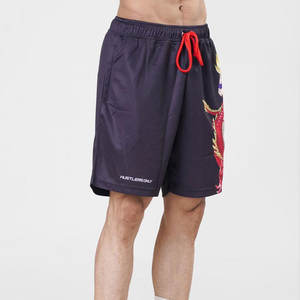 กางเกงขาสั้นเล่นกีฬาออกกำลังกายแบบ2 in 1ของผู้ชายกางเกงขาสั้นวิ่งแห้งเร็วสีตามสั่ง - Product Image 1