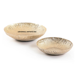 Gold Finished Metal Chocolate Bowl Top Selling Handmade <b>Sweet</b> Bowl Customized Size Fancy Chocolate Bowl - Product Image 5