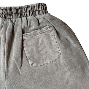 Conjunto de Camiseta de Manga Corta y Pantalones Cortos Reversibles de Forro Polar Ligero para Hombre, Talla Grande, Casual, Veraniego, Ecológico, de 2 Piezas - Product Image 6